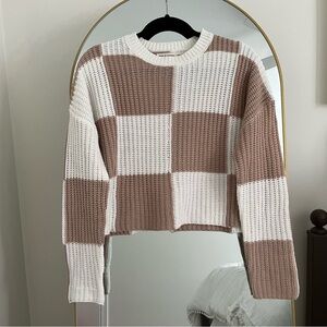 Checkered Sweater